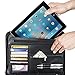 PELLICANO Professional Vegan Leather Portfolio Organizer – Black Handcrafted Faux Leather Business Padfolio for Men and Women with 3 Ring Binder, iPad Holder, Legal Pad, and More, 13 x 10.6 x 1.5 in.
