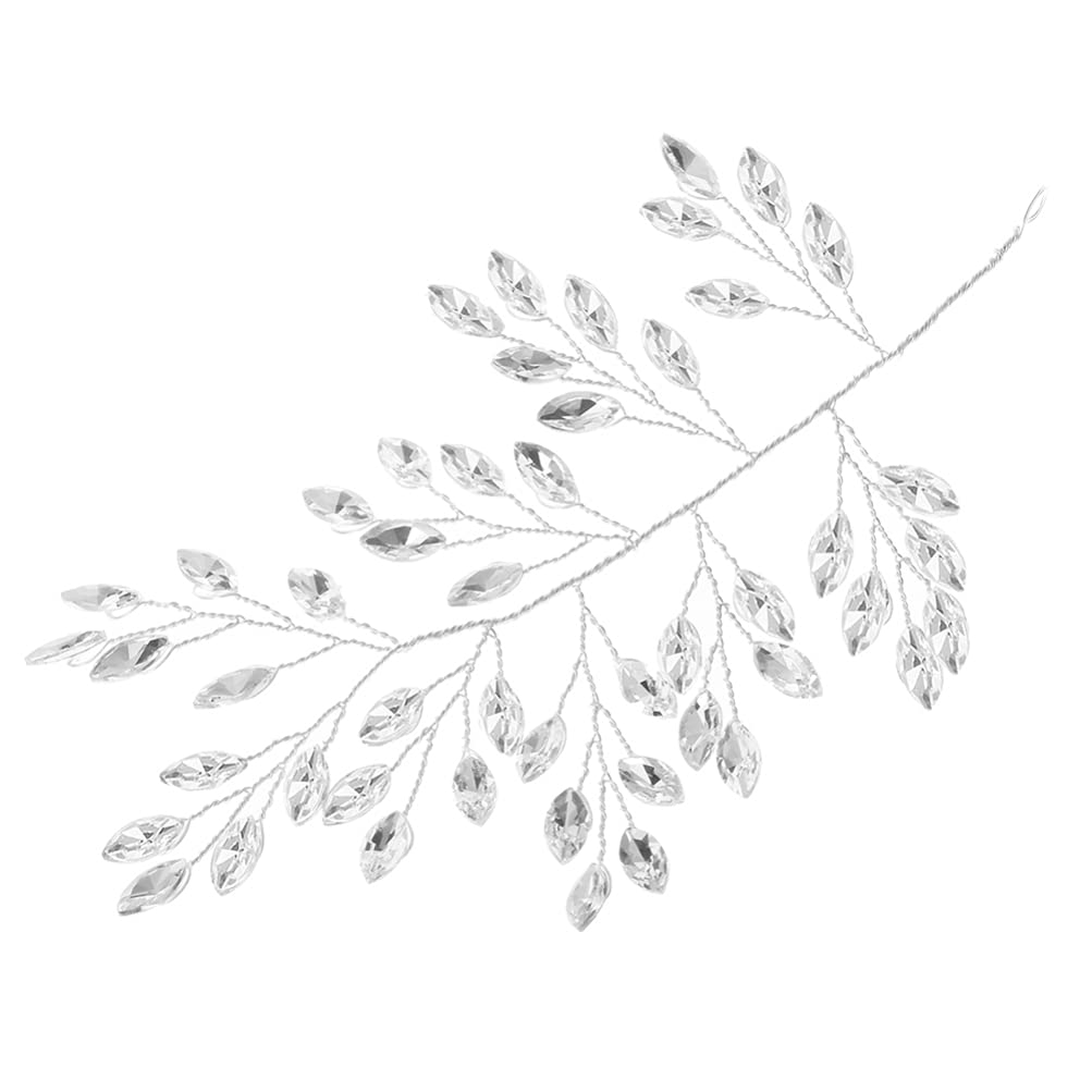 Lurrose Gold Hair Chain for Bridal and Special Occasions Lightweight Headpiece for Weddings Halloween and Celebrations 5.3X2.8In