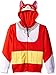 Yo Kai Watch Boys' Little Jibanyan Costume Zip Hoodie, Red, Medium/5/6