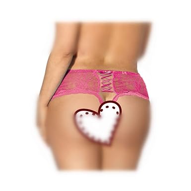 Patifia Damen Sexy Höschen,Frauen Sexy Große Größe Spitze Fliege G-String Slip Bandage Bowknot Sexy T-Back Dessous T String T