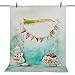 Funnytree 3x5ft Cake Smash 1st Birthday Photography Backdrop Ice-Cream Dessert Candy Table Party Banner Board Child Newborn Baby Shower Background Photo Studio Prop Photobooth Photoshoot