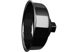 Ibetter 86.4mm 16 Flutes Oil Filter Wrench for BMW and Volvo with 86mm Filter Housing Caps, Removal Tool to Change Oil, Steel