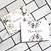 Thank You Cards: Posh Floral Bulk Set of Blank Note Cards - Personalized Greeting Card for Business Notes, Party Events and More - Assorted Modern Pack with Envelopes and Pretty Stickers Inside