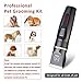 IWEEL Dog Clippers, Professional Rechargeable Cordless Cat Shaver and Low Noise Water Proof Electric Dog Trimmer Pet Grooming Kit Animal Hair Clippers Tool with Scissors Combs for Dogs Cats Washable