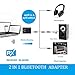 Amicable Wireless Bluetooth V5.0 Transmitter and Receiver, 2-in-1 3.5mm Audio Aux Adapter,Bluetooth Transmitter for TV PC Home Stereo,Receiver Pair with 2 Bluetooth Headphones or MP3 Playerthumb 2