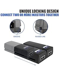 BV Tech poe i100 Single Port 19 W PoE injector (Negro)