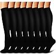 Laite Hebe Compression Socks For Women& Men circulation(8 Pairs),Socks-Best for Running,Sports,Hiking,Flight travel,Pregnancy
