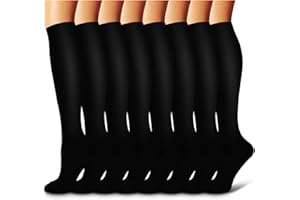 Laite Hebe Compression Socks For Women& Men circulation(8 Pairs),Socks-Best for Running,Sports,Hiking,Flight travel,Pregnancy