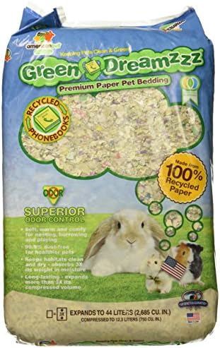American Pet Green Dreamzzz Bedding,4-Pound (Expands to 44 liters)