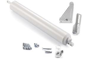 Ideal Security Model 1730 Heavy Duty Pneumatic Screen and Storm Door Closer Replacement, 10.5" L x 1.5" W x 1.5" H, Adjustabl