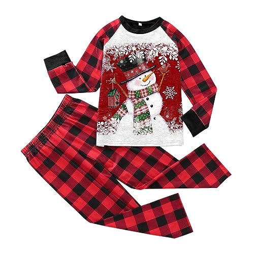 Kingspinner Family Matching Christmas Pajamas 2023 Trendy Matching Family Christmas Pajamas Sets Xmas Family Pjs Sleepwear