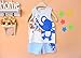 Pack of 2 Sets Hikfly Baby Boys' Girls' Cotton Sleeveless Vest Tops and Shorts Set (12-18 Months, Boys, A)