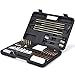 BROWNTC Universal Gun Cleaning Kit Hunting Rifle Pistol Shotgun Cleaning Kit for All Guns/CNC Precision Machined-Solid Brass Jags & Slotted Tips with Black Case