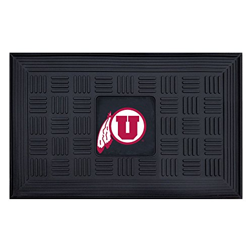 Fanmats 11388 University of Utah Utes Vinyl Medallion Door Mat