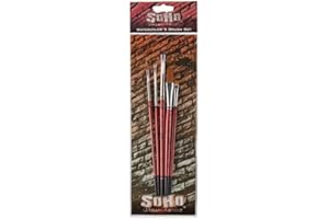 SoHo Urban Artist Value Brush Sets - Set of 5 Professional Brushes for Painting, Beginners, Artists & More! - Watercolor Set