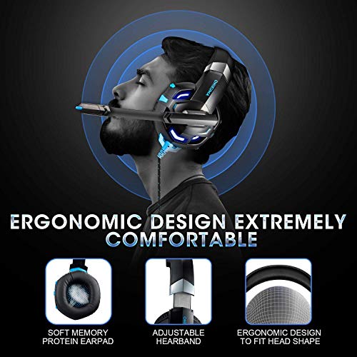 6 Over+Ear+Headphones+Noise+Canceling+Microphone+Comfortable