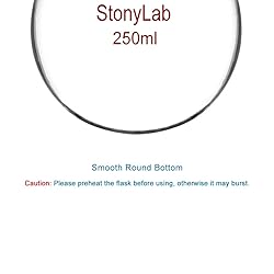 StonyLab Glass 250ml Heavy Wall Single Neck 1 Neck