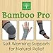 Knee Support - Bamboo Charcoal Technology - Self-Warming Knee Sleeve - Large