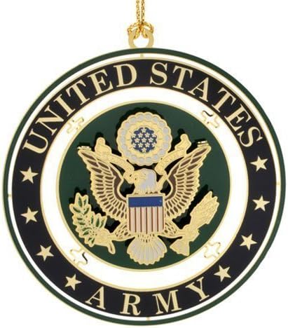 ChemArt United States Army Seal Ornaments