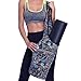Soogus Yoga Bag for Mat, Yoga Mat Bag Canvas Patterns Yoga Bags and Carriers with Zipper Large Pocket Yoga Tote Fits Most Size Mats, Blue Black Yellow Patternsthumb 1