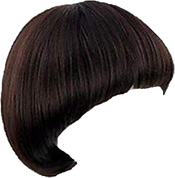 Amazon Com Wonderful Lifetime Women S Short Black Full Bang Wig