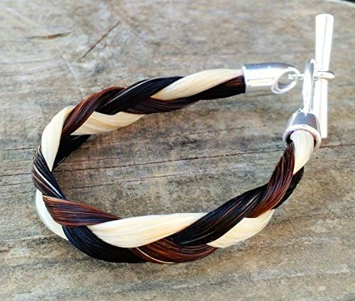 Custom Three Strand Horsehair Bracelet Keepsake