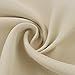 NICETOWN Sliding Door Blinds Window Treatment - Blackout Patio Door Curtain Panels, Privacy Thermal Drapes for Department with Grommet Top (Cream Beige, W100 x L95)