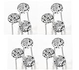 (Pack of 12 Pcs) Crystal Rhinestones Hair Pins, Beautiful Hair Accessories for Every Occasion, Arrives in Gift Box