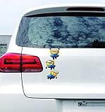 ADB Inc Despicable Me Minions 3D Cartoon Waterproof Stickers for Car (Minions 01)