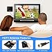 HDTV Antenna, 1byone Digital Indoor TV Antenna 25 Miles Range with 10ft High Performance Coax Cable, Extremely Soft Design and Lightweight