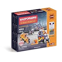 Magformers XL Double Cruiser (42 Piece) Set Magnetic    Building      Blocks, Educational  Magnetic    Tiles Kit , Magnetic    Construction  STEM Toy Set