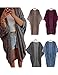 OVERMAL Womens Casual Oversized Knit Sleeve Sweater Coat