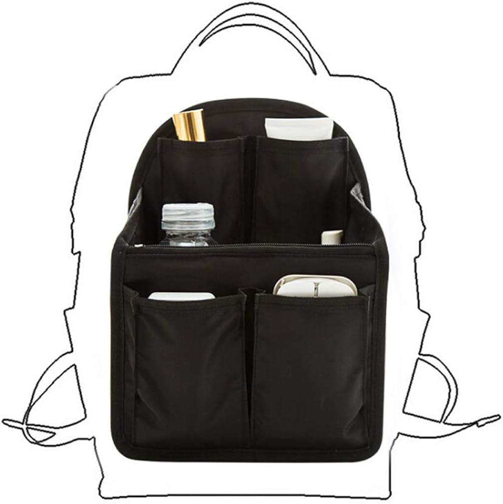 HYhy Backpack Insert Organizer Multi Pocket Laptop Backpack Purse