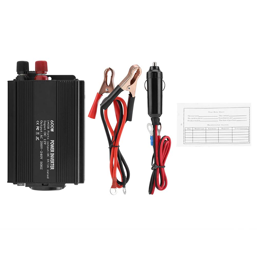 Inverter,solar power inverter 12 V Converter 220V 600W Power,USB port,Multi-function socket,600W Continuous Power,car inverter,aims inverter.intelligent inverter