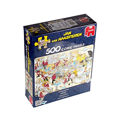 Jumbo Jan Van Haasteren Seafood Supper Jigsaw Puzzle (500 Piece)