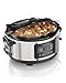 Hamilton Beach Portable 5-Quart Digital Programmable Slow Cooker with Lid Lock, Silver (33957)