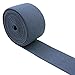 Strapcrafts 2-Inch Wide by 2-Yard Colored Double-Side Twill Elastic Band-Navy Blue 12020