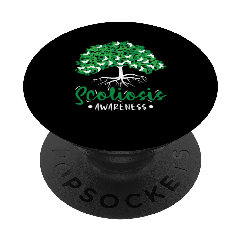 Scoliosis Awareness - Back Surgery Scoliosis PopSockets Adhesive PopGrip