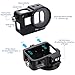 Aluminum Case Frame (Black) for GoPro Hero 7 Black Hero 6 Hero 5 with 52mm UV Filter Skeleton Housing with Microphone Mic Mount for Go Pro Hero7 Black Hero6 - Best Protection for GoPro by SublimeWare