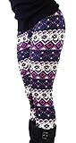 Honey GD Women's Basic Print Fashion Smooth Crop Leggings