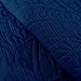 Mellanni Full/Queen Bedspread Coverlet Set - Bedding Cover with Shams - Ultrasonic Quilting Technology - 3 Piece Oversized Quilt Set - Bedspreads & Coverlets (Full/Queen, Navy)