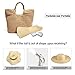 DAFUNNA Women’s Ridge Wide Floppy Brim Sun Hat Beachwear Striped Straw Hat Foldable and Packable