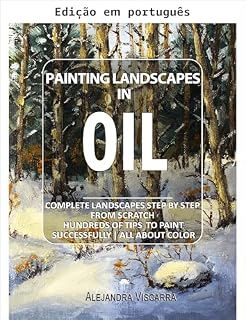 Livro Pintura de paisagens a óleo (Pintura a óleo Livro 1)