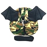E'Plaza New Bat Walking Safety Harness Reins Toddler Strap Bag Red for Kids Children (camouflage pattern)