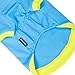 Blueberry Pet Alien The Dinosaur Cotton Dog T Shirt in Blue, Back Length 16