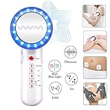 Fat Burning Machine EMS Sliming Massager 6 in 1 Multifunction Sonic Ion Blue Red Light Weight Loss Machine for Stomach Home Use Skin Tightening Device