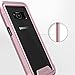 ZIZO ION Series for Samsung Galaxy S8 Case Military Grade Drop Tested with Tempered Glass Screen Protector Rose Gold Clear