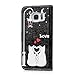 S7 Edge Case,Samsung Galaxy S7 Edge Case - Badalink Premium Wallet Folio Magnetic Flip Cover Print PU Leather Kickstand Card Holders Soft TPU Inner Case & Dust Plug & Stylus - Cat with Heart