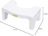 MASS DYNAMIC Folding Squatting Toilet Stool 7 Inch Non-Slip view 2