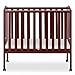 Dream On Me 2 in 1 Portable Folding Stationary Side Crib in Cherry, Greenguard Gold Certified , 2 Piece Set